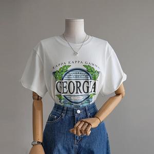 (안나앤모드) A. GEORGIA 크랙나염 티셔츠[티셔츠C0227Q132]
