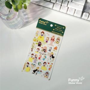 퍼니스티커 T901.3 금박 백설공주 PVC 스티커