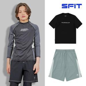 [보리보리/에스핏 주니어]남아 여름 수영복 래쉬가드 세트 7종 택1