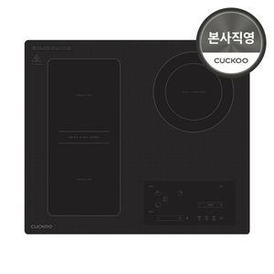 쿠쿠본사직영) 쿠쿠 3구 하이브리드 인덕션레인지 CIHR-D3487MFB(스탠드케이스87mm 포함)