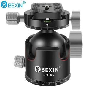 BEXIN DSLR 카메라 볼헤드 삼각대, 알루미늄 합금 사진 3 인치, 8 나사, 360 도 회전, LH28, LH32