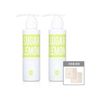 원더바스 레몬청 클렌저 슈가&레몬 120ml 2개 + 레몬청 파우치 10매