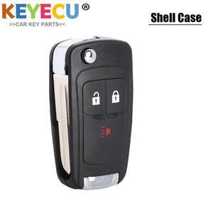 Chevrolet Spark 2012 2016, Fob 3 버튼-A2GM3AFUS03 - GM 용 KEYECU 플립 원격 자동차 키 쉘 케이스: 9598