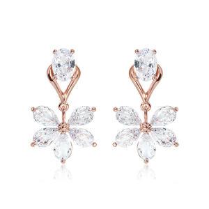 14k G.F 카니모아 플라워 드롭 귀걸이 EA3003