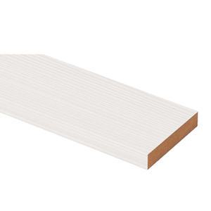 평판 문선몰딩 60 x 12 x 2400mm 10개 / 화이트펄 펄백색 MDF몰딩 DIY 인테리어 마감재 셀프시공