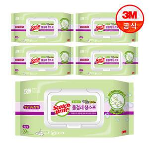 [3M]베이직 더블액션 물걸레 청소포 표준형 30매 X 5팩