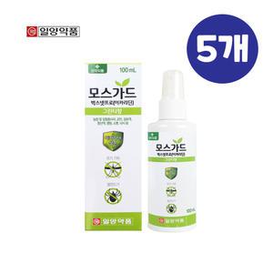 일양약품 모기기피제 뿌리는 천연 벌레 진드기 퇴치제 약국 스프레이 5개