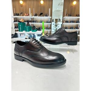 [여주점][미소페][미소페] 남성 천연소가죽 윙팁 옥스포드 정장구두(2color)722331352 브라운
