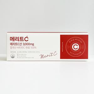 메리트C 메리트C산 3000mg x 90포 1박스 3개월분-