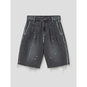 [샌드사운드][리우 착용] Painting Denim Shorts  Ash (MS3221A044)