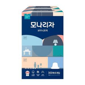 모나리자 보타닉포레 미용티슈 300매 6개입 1개