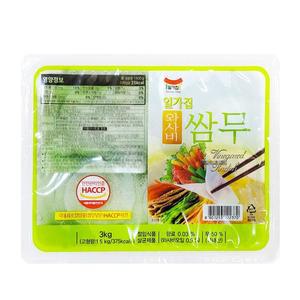 [기타][푸른들마켓][일가집] 쌈무(와사비) 3kg