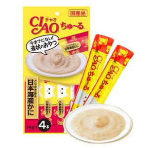 이나바 챠오츄르 닭가슴살 게 4P 고양이 간식 츄르