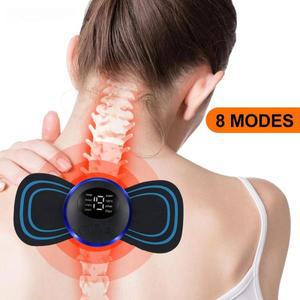 스마트 미니 목 마사지기 스티커 USB 충전식 다기능 장치 휴대용 어깨  1PC