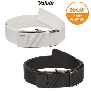 [볼빅] VOLVIK VBEB 사선 소가죽 남성 자동 골프벨트