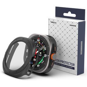 갤럭시워치 울트라 47mm 강화유리 풀커버 케이스 블랙