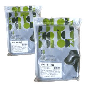 명이나물 장아찌 고기쌈 쌈밥 환상 조합 1kg 2팩