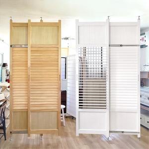 우드셔터 원목 가벽 파티션 63cm 2폭 2270~2670mm 슬라이딩 도어