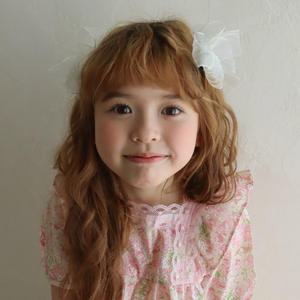 시스루루 리본핀 (2P) 유아헤어핀
