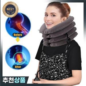 풍선 자궁 경부 견 목 마사지 기계 스트레칭 버팀대 부드러운 칼라 베개