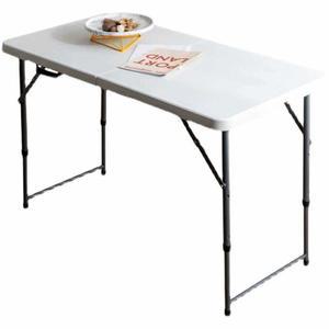 3단 높이조절 접이식 테이블 무지 의자 슬림 33cm DOMETIC 알루미늄 선반 화이트