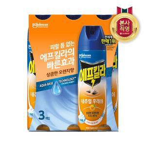 [엘지생활건강]에프킬라 모기약 귤꽃향 500ml X 3개