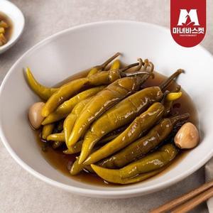 [마녀바스켓]새콤달콤 밥반찬 간장고추 장아찌 1kg x 2개
