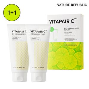 (총 4개) 비타페어C 빅 클렌징 폼 듀얼 세트 300ml*4