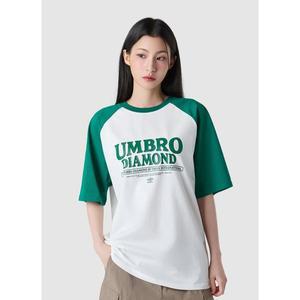 [엄브로](강남점) 남녀공용 래그런 반팔 티셔츠 UQ323CRS72SCW
