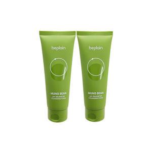 비플레인 녹두 약산성 클렌징폼 160ml 2개