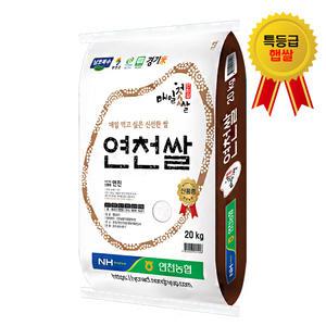 24년 햅쌀 연천농협 매일첫쌀 연천쌀 연진쌀 20kg, 특등급, 백미
