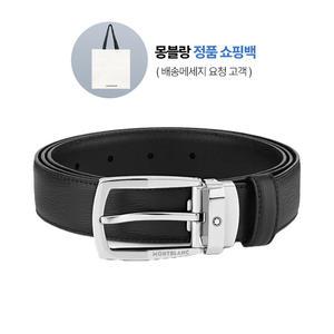 25SS 몽블랑 트라피즈 버클 레더 벨트 블랙 116706