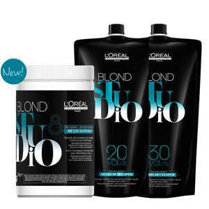 로레알 블론드스튜디오 탈색약 8번 500ml+블론드 산화제