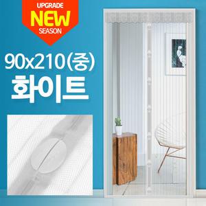 자석모기장 90 x 210 화이트/방충커튼 원터치 모기장