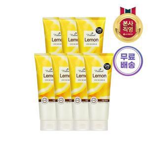 [엘지생활건강]온더바디 더내추럴 레몬 클렌징폼200G 7개