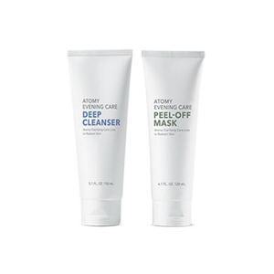 애터미 이브닝케어 딥 클렌저 120ml+이브닝케어 필 오프 마스크 120ml 2종