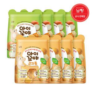 아이꼬야 아기과자 양파퐁 30g 4개 + 감자퐁30g 4개