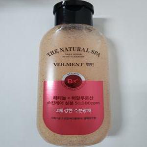 벨먼 내추럴 스파 수분광채 사해소금 스크럽 바디클렌저 블랙로즈향 200ml