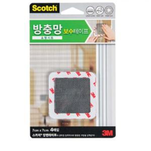 3M 방충망보수밴드 모기장 구멍테이프 소 4P