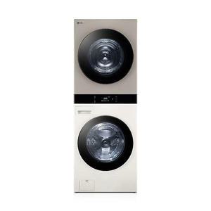 LG 세탁건조기 25+21kg 베이지브라운 트롬 오브제컬렉션 워시타워  WL21ERHU 전국/폐가전 수거