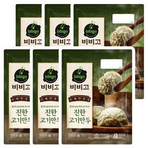 CJ 비비고 수제 진한고기만두 980g x 6봉