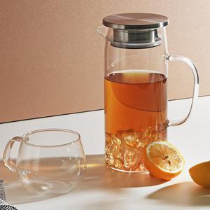 내열 유리 물병 저그 냉장고 물통 카페 업소용 1000ml