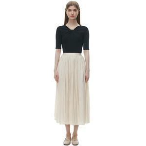 허리밴딩 주름스커트 PP3WS861