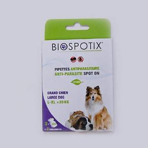BIOSPOTIX 중대형견 20KG 3ML 3 강아지해충기피제 천연해충퇴치제
