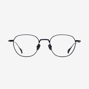 [노운]원형 티타늄 안경테 남녀공용 CODE.102.B 네이비
