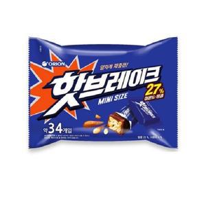 오리온 핫브레이크 미니 오리지널 455g x8