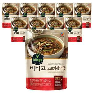 비비고 소고기장터국 500gx10개/비비고/즉석국