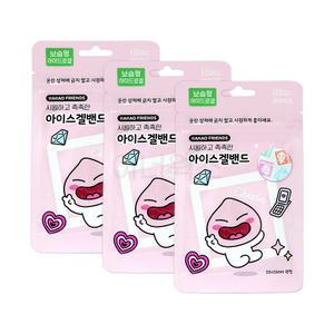 카카오프렌즈 아이스겔밴드 (어피치) 18매입 x 3개