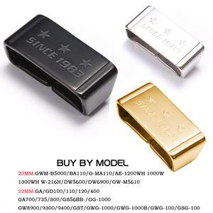18MM 베젤 20MM 22MM 루프 시계 고정 액세서리 금속 홀더 버클 스트랩 스테인리스강 링 24MM 키퍼