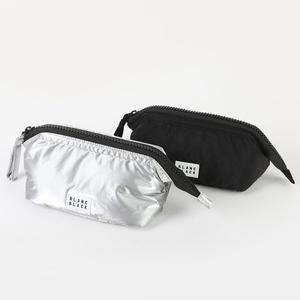 [블랑블랙]스트랩 파이핑 다용도 화장품 멀티 파우치